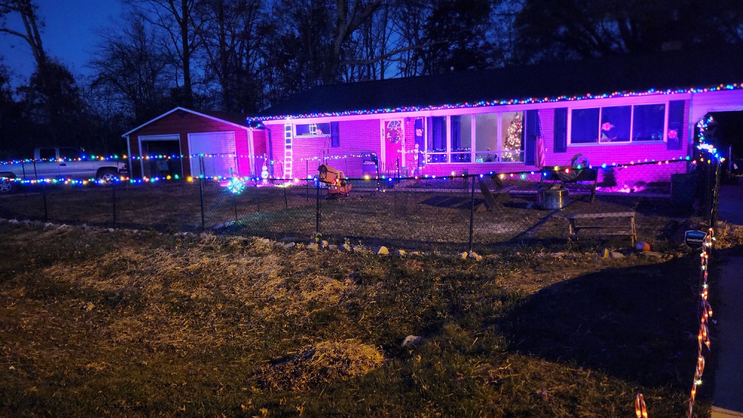 The Felts Family Lightshow, Christmas lights in Walkertown, NC (photo 1)