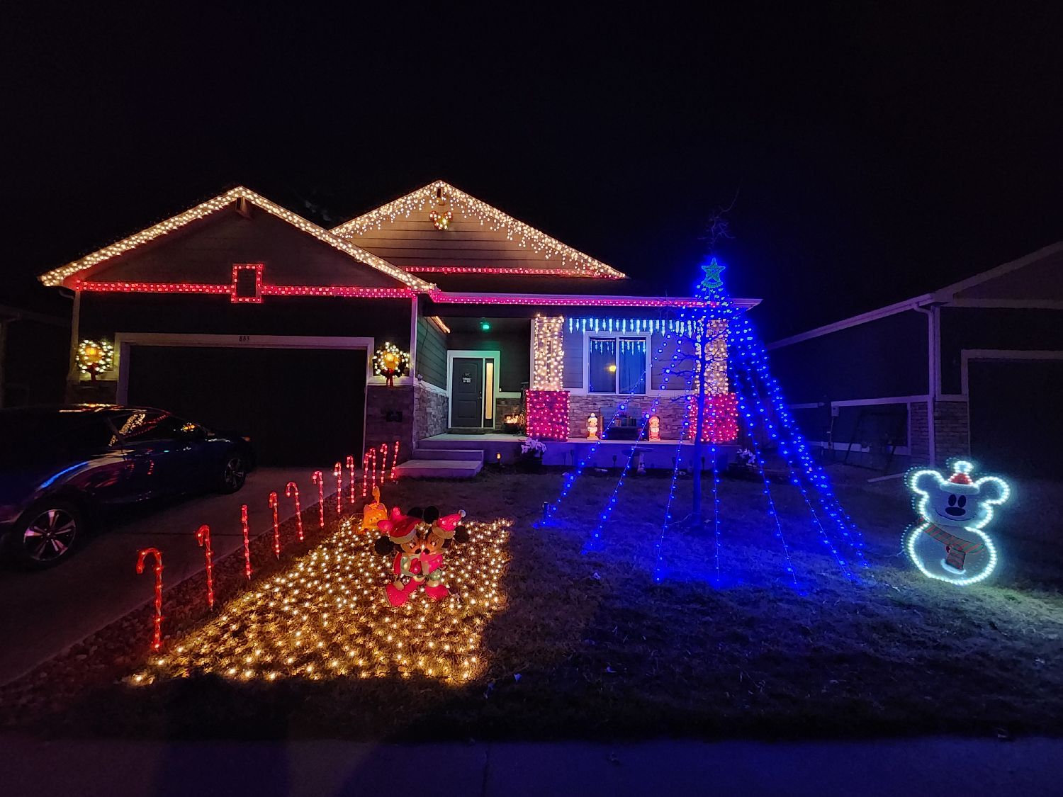 Sweet Mickey Christmas, Christmas lights in Milliken, CO (photo 1)