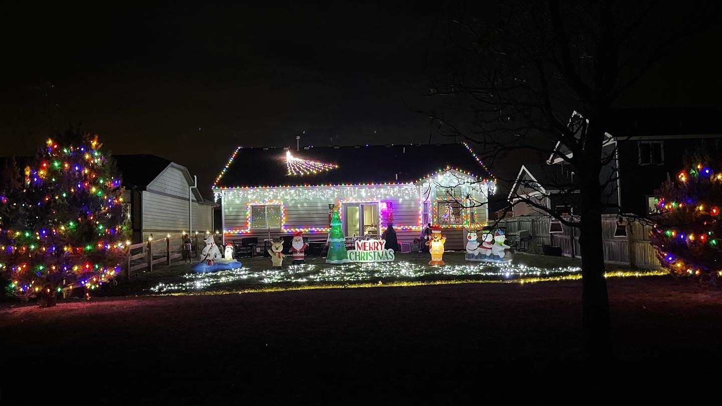 The Tucker Family Gingerbread House, Christmas lights in Milliken, CO (photo 2)