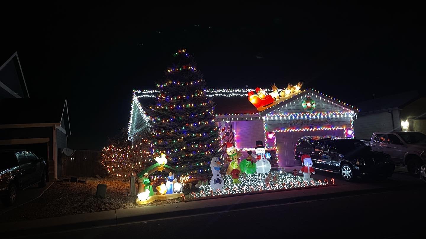 The Tucker Family Gingerbread House, Christmas lights in Milliken, CO (photo 3)