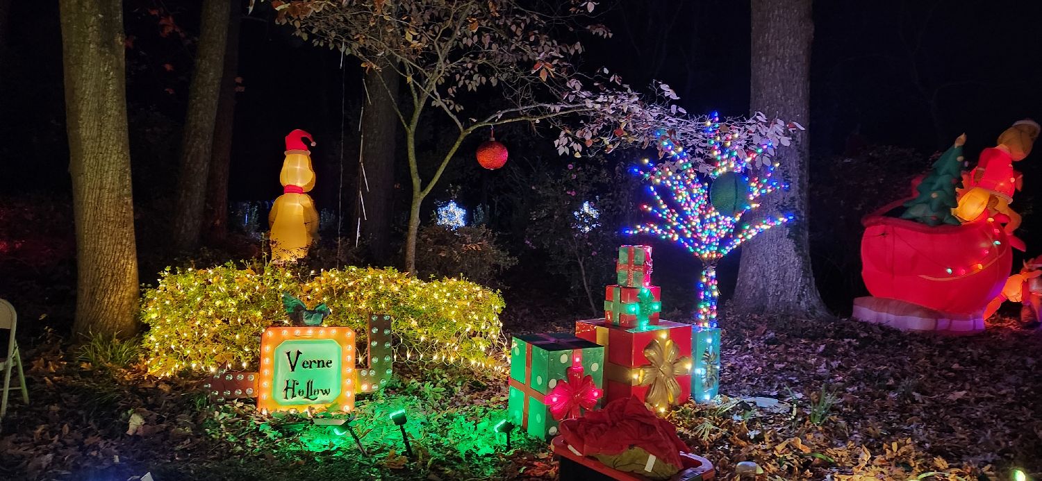 Verne Hollow, Christmas lights in Raleigh, NC (photo 2)