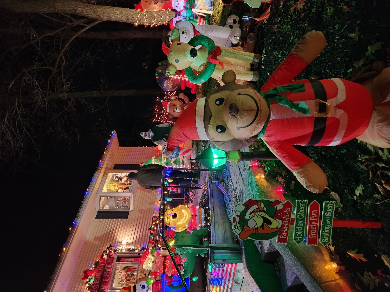 Cossentino Christmas Display 4:30-9:30 weather permitting, Christmas lights in Harleysville, PA (photo 5)