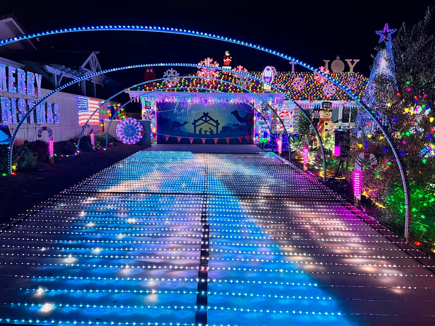 Palusso Family Lights, Christmas lights in Carlsbad, CA (photo 1)