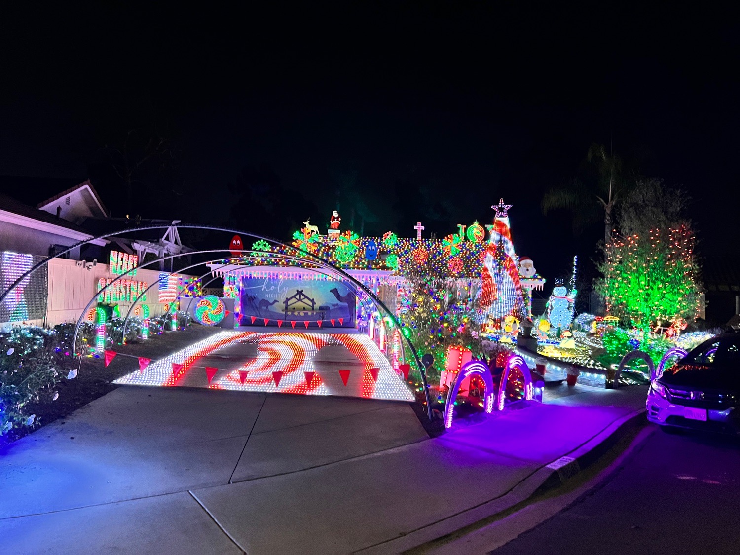 Palusso Family Lights, Christmas lights in Carlsbad, CA (photo 3)