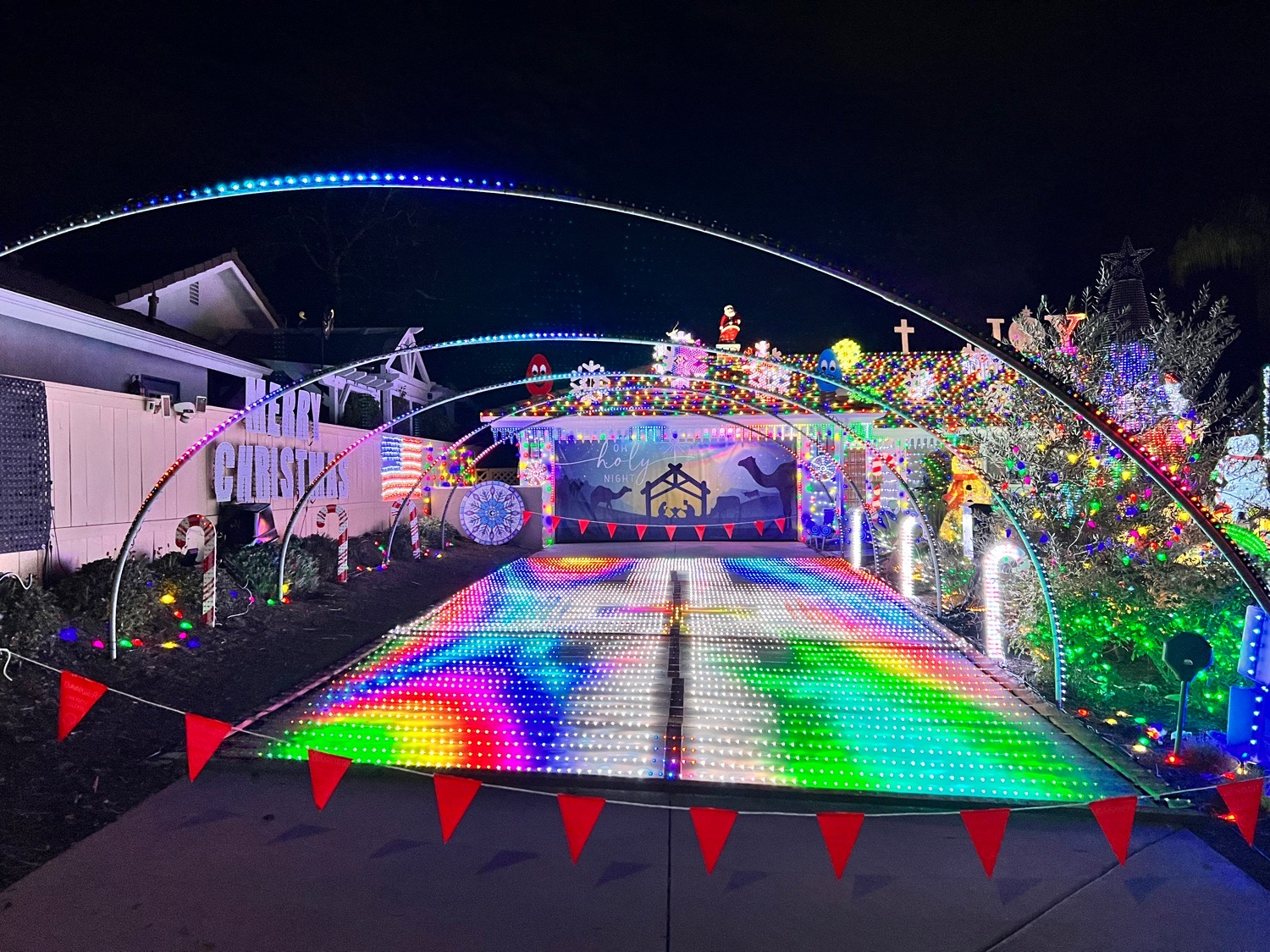Palusso Family Lights, Christmas lights in Carlsbad, CA (photo 4)