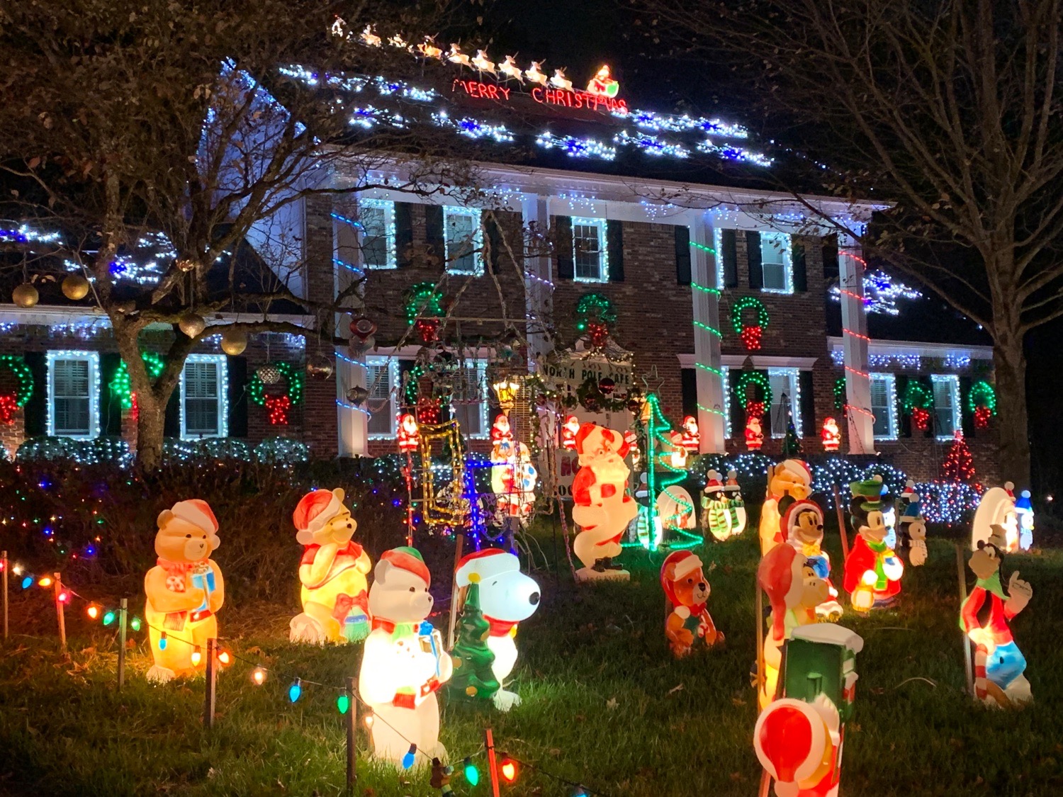 A Whole Lot of Christmas, Christmas lights in Stone Mountain, GA (photo 1)