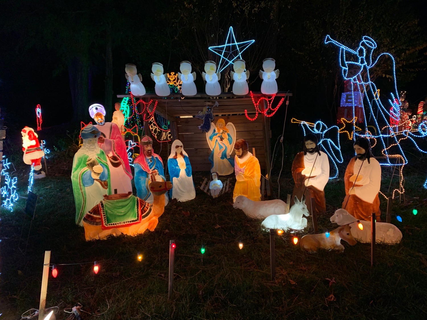 A Whole Lot of Christmas, Christmas lights in Stone Mountain, GA (photo 2)