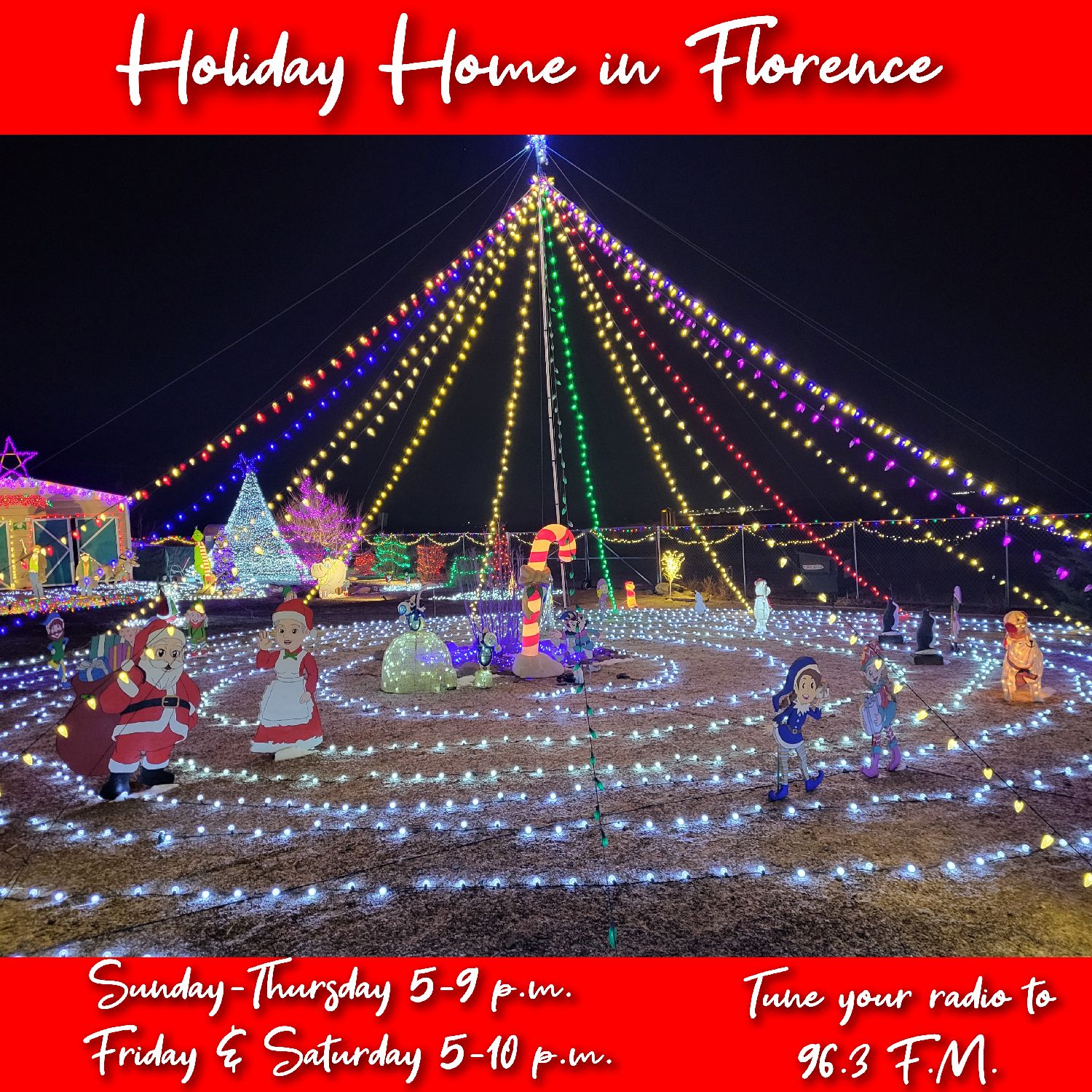 Holiday Home in Florence, Christmas lights in Florence, CO (photo 1)