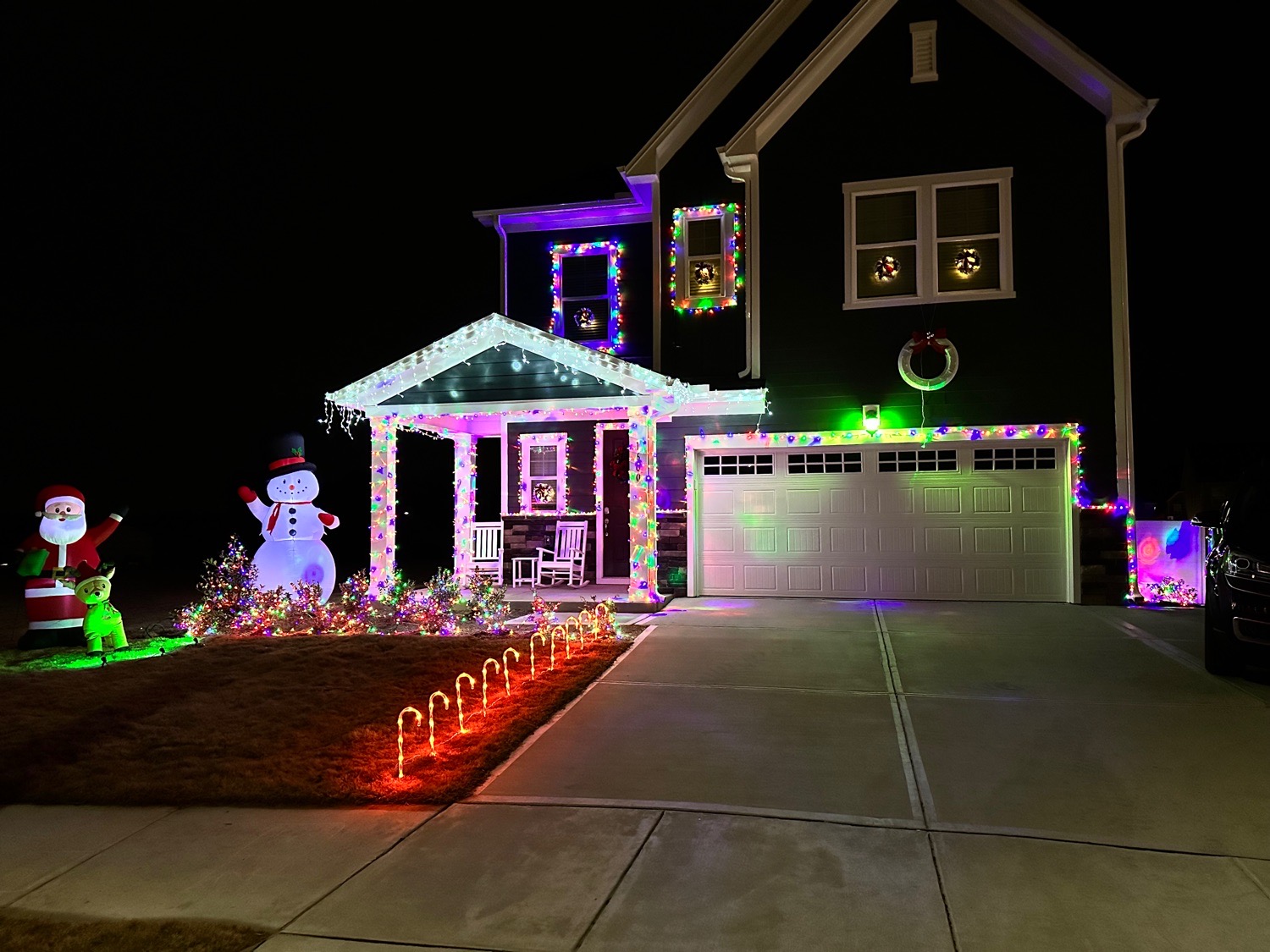 lights galore, Christmas lights in Wake Forest, NC (photo 1)