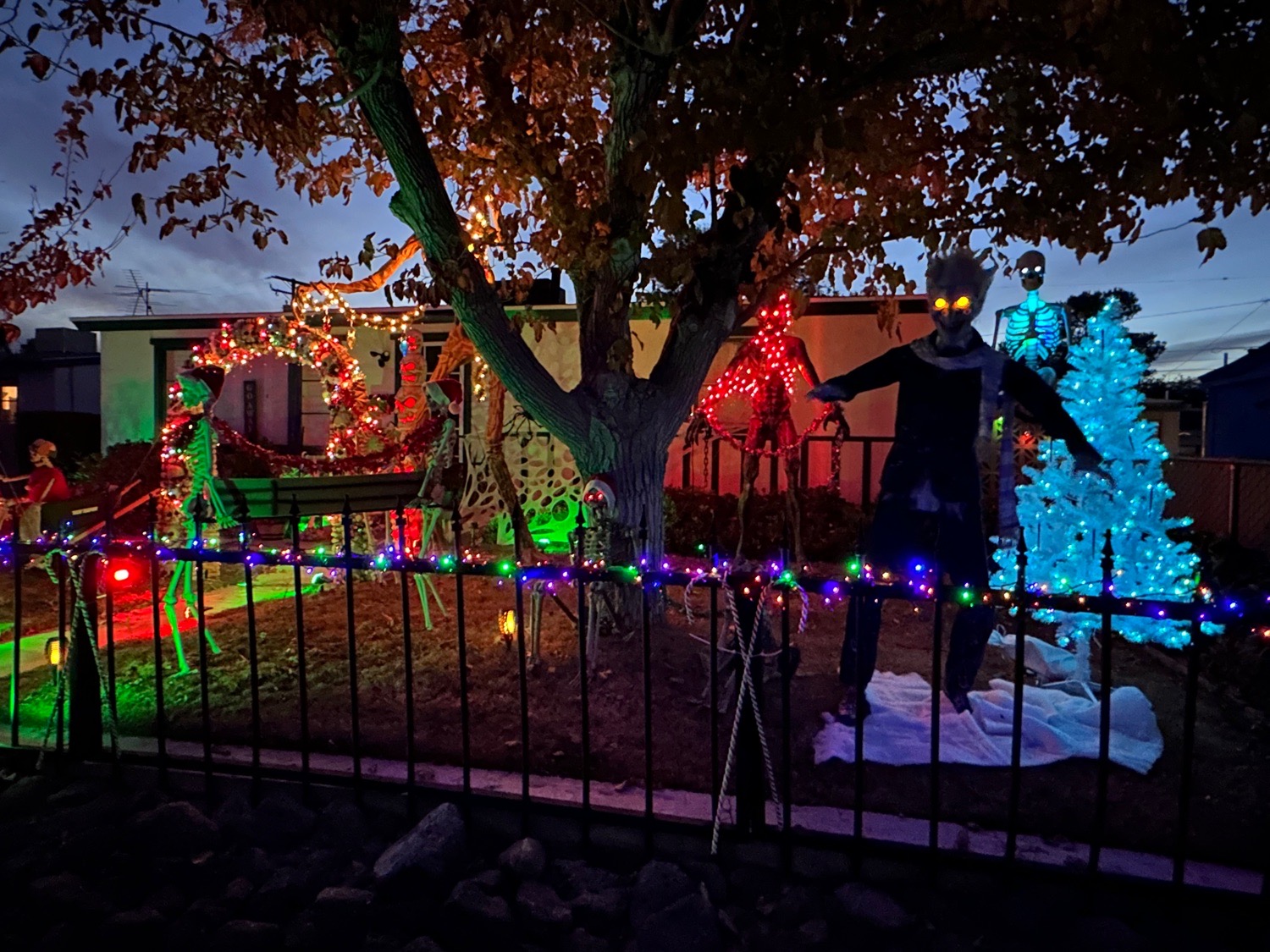 Alley Spooky Christmas, Christmas lights in Ridgecrest, CA (photo 4)