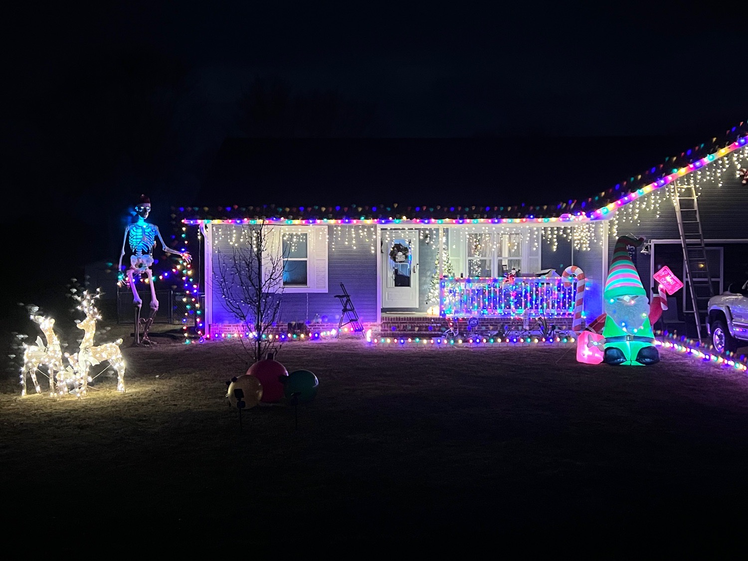Skelly Claus’s Light Display, Christmas lights in Ringgold, GA (photo 1)