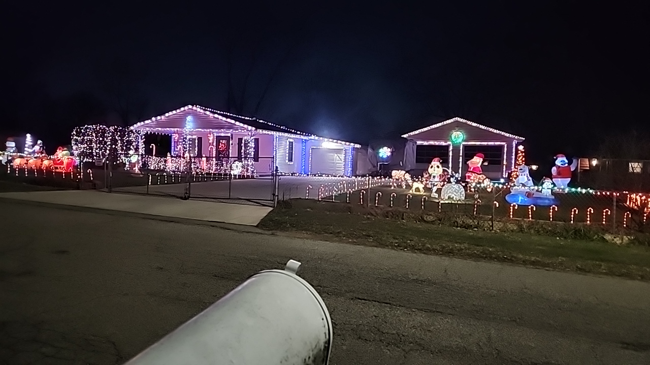 Howard House in Riverside, Christmas lights in Dayton, OH (photo 1)