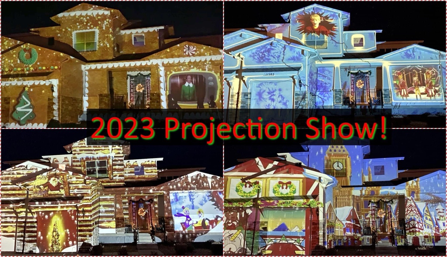 Dutilly Projection Show, Christmas lights in Parker, CO (photo 1)