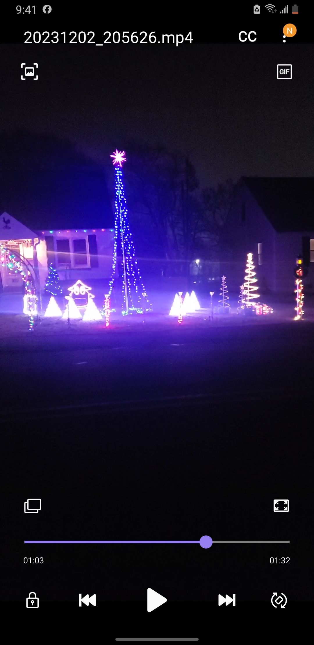 Hall light show, Christmas lights in Coatesville, PA (photo 1)