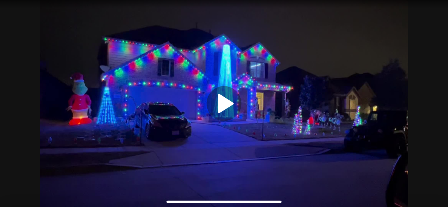 Stevenson Christmas spirit tune to 88.9 FM, Christmas lights in Haslet, TX (photo 1)