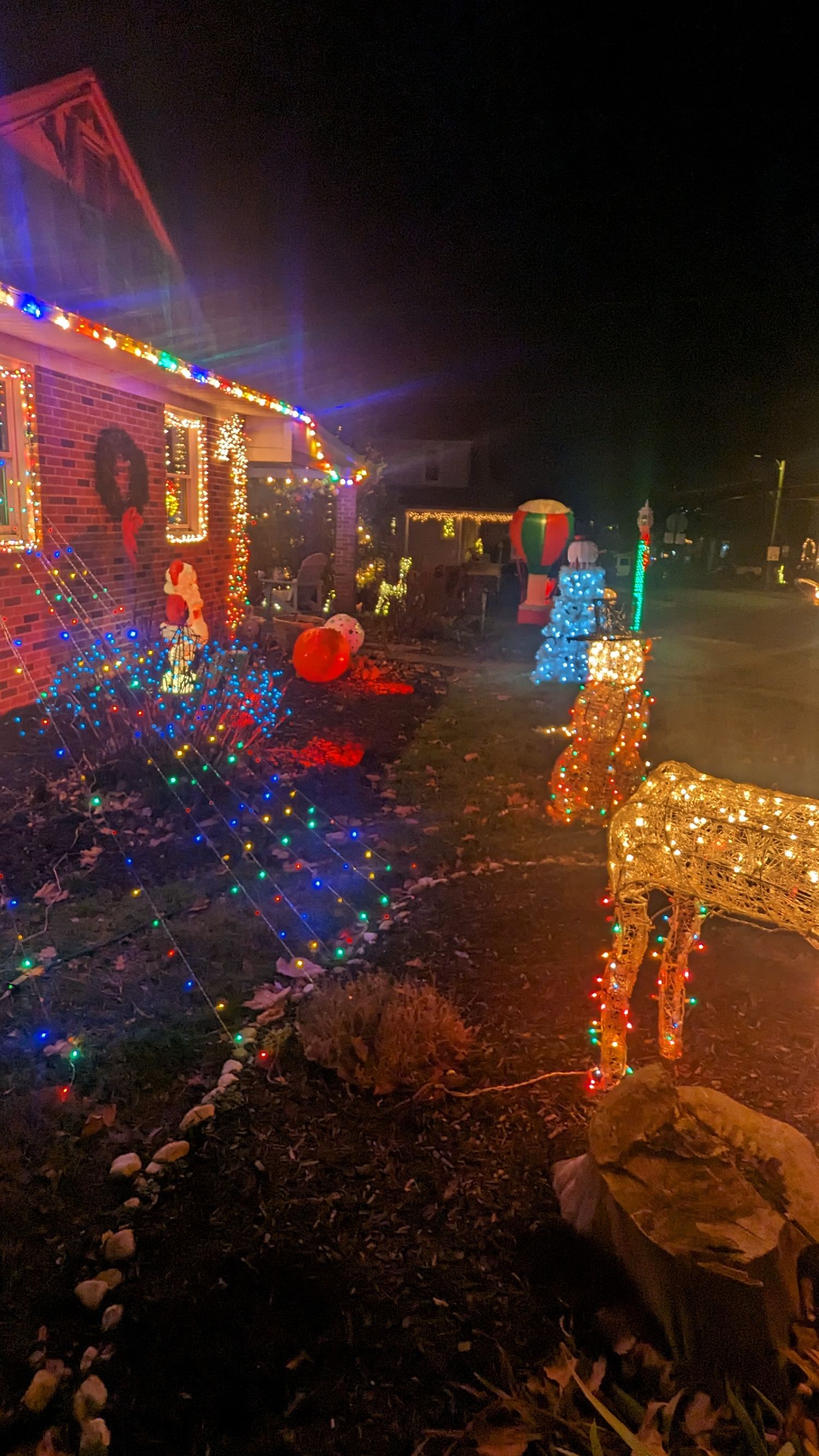 Urban Family Christmas Display, Christmas lights in Abington, PA (photo 2)