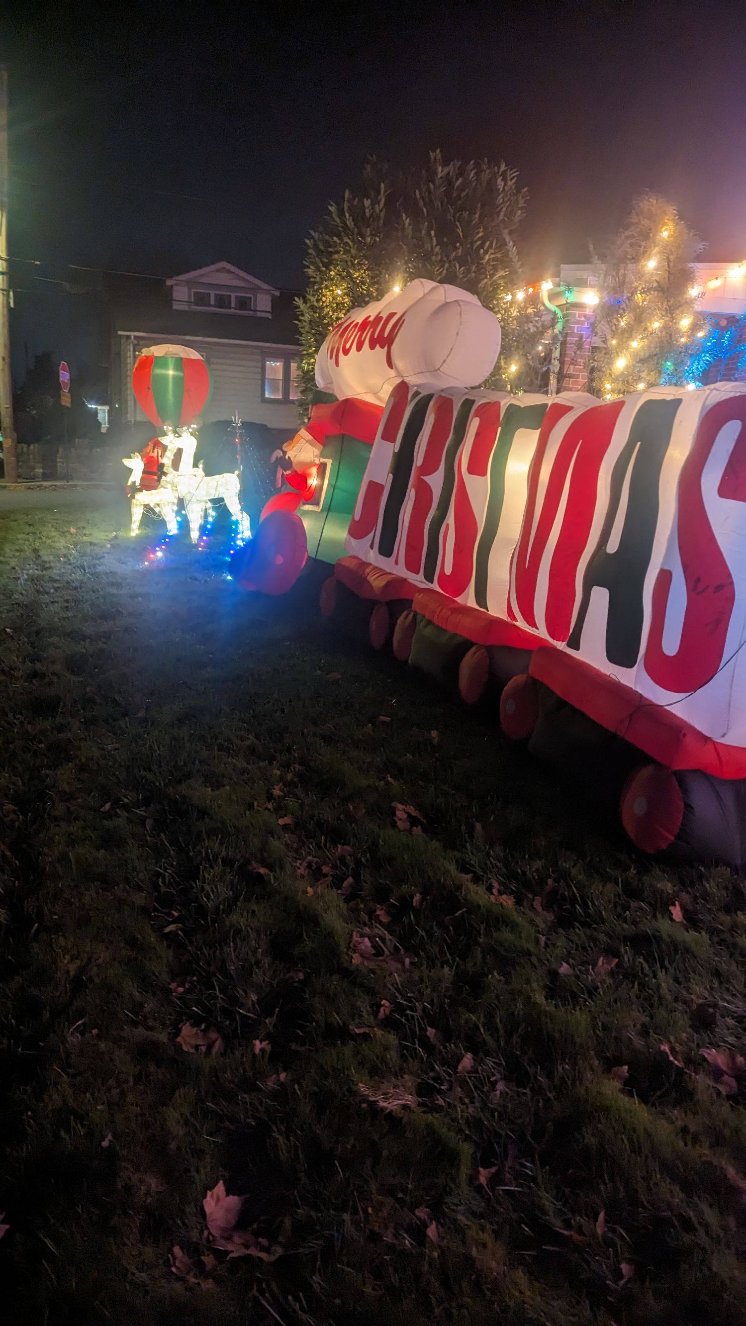 Urban Family Christmas Display, Christmas lights in Abington, PA (photo 5)