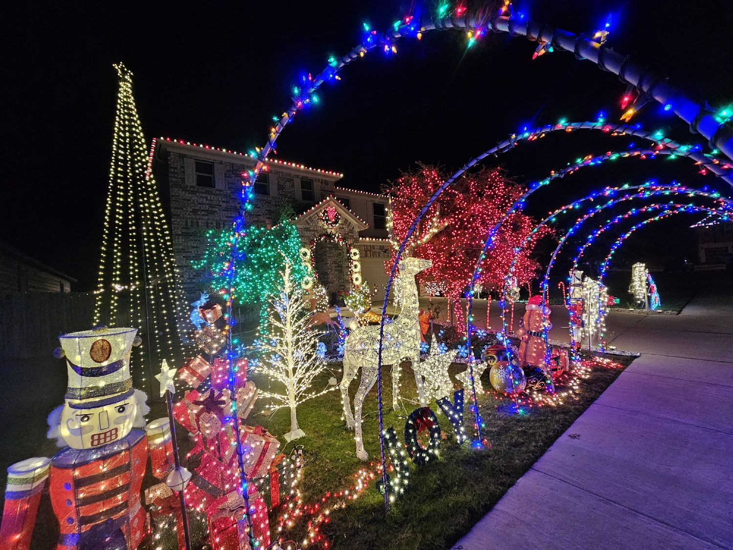 Lights galore, Giant Reindeer & more!, Christmas lights in Round Rock, TX (photo 1)