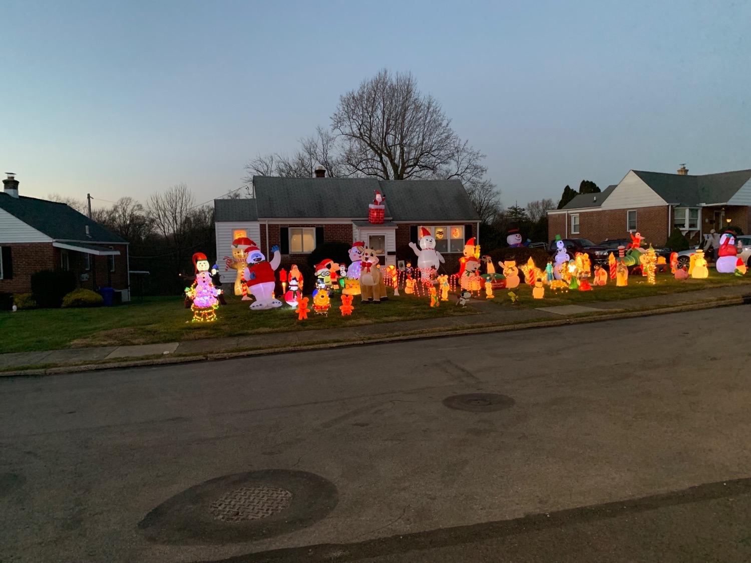 Winter Wonderland on Ann Road, Christmas lights in Broomall, PA (photo 1)