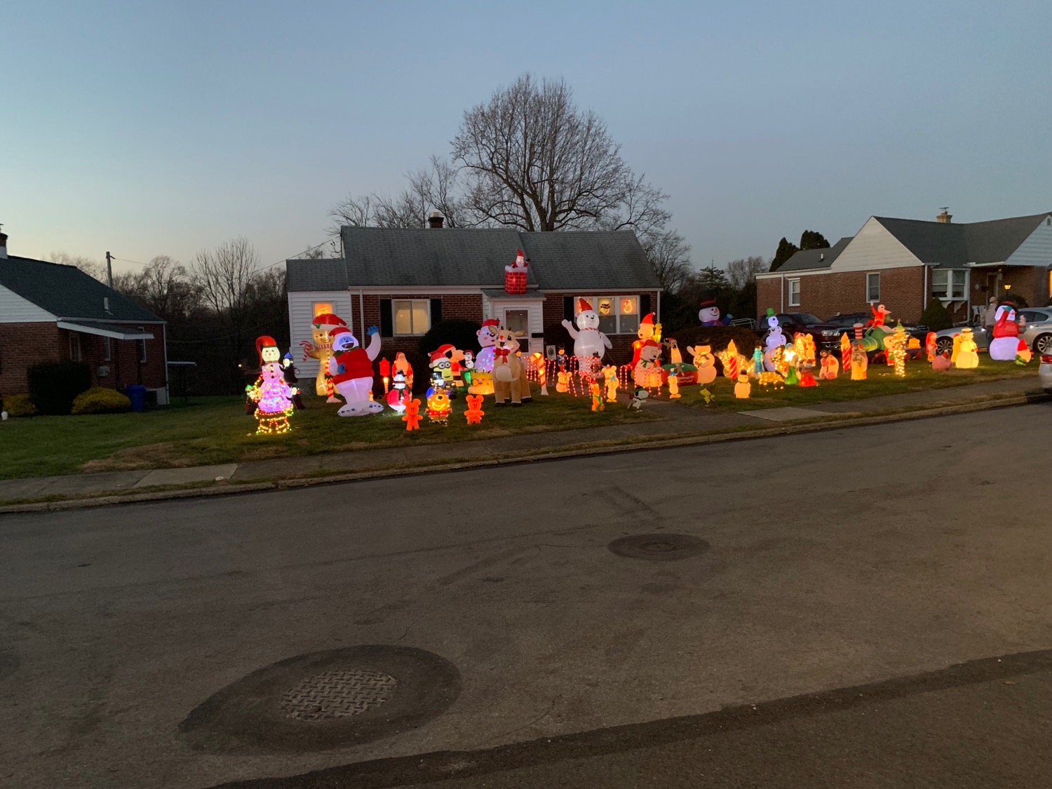 Winter Wonderland on Ann Road, Christmas lights in Broomall, PA (photo 2)