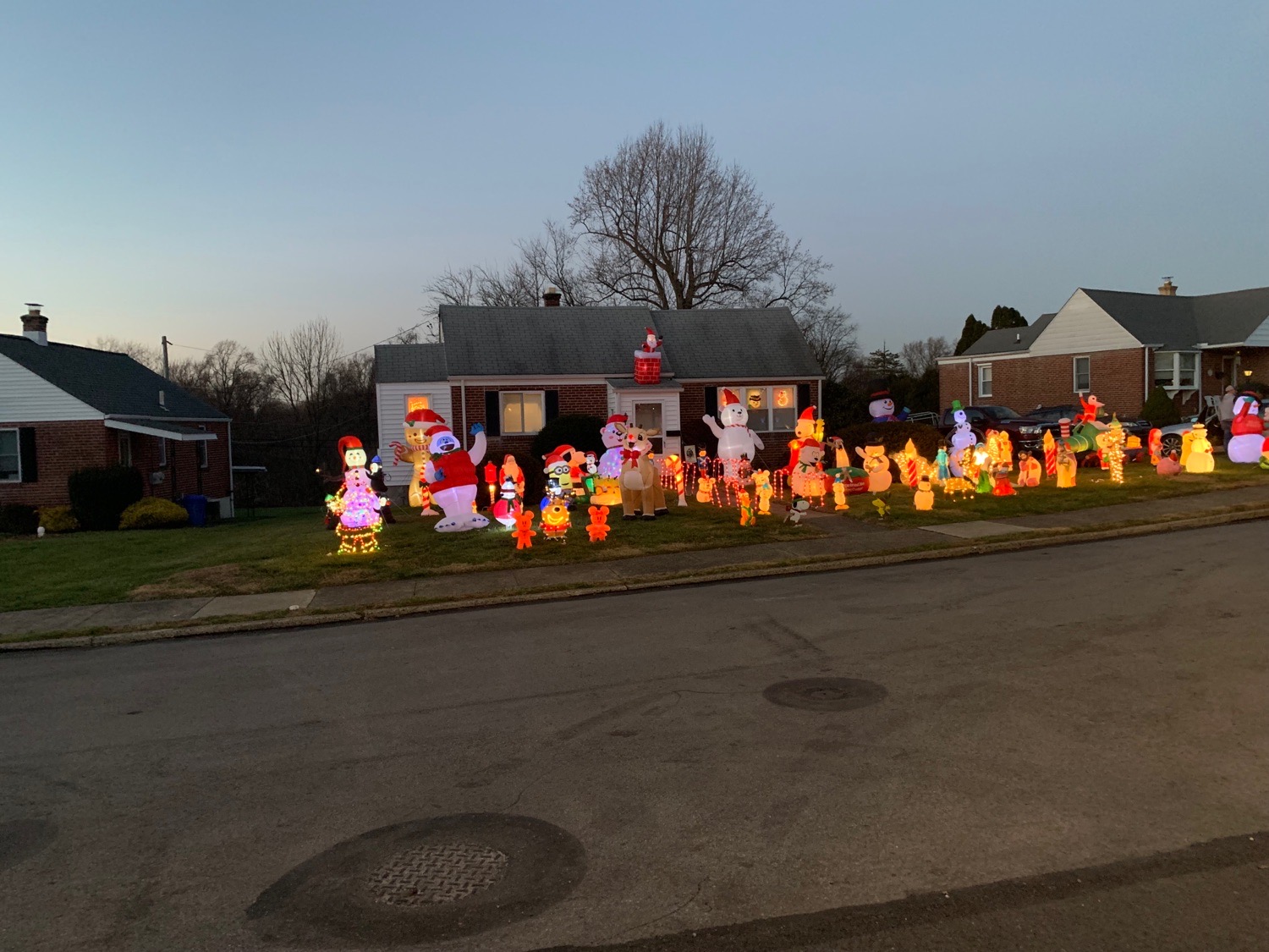 Winter Wonderland on Ann Road, Christmas lights in Broomall, PA (photo 3)