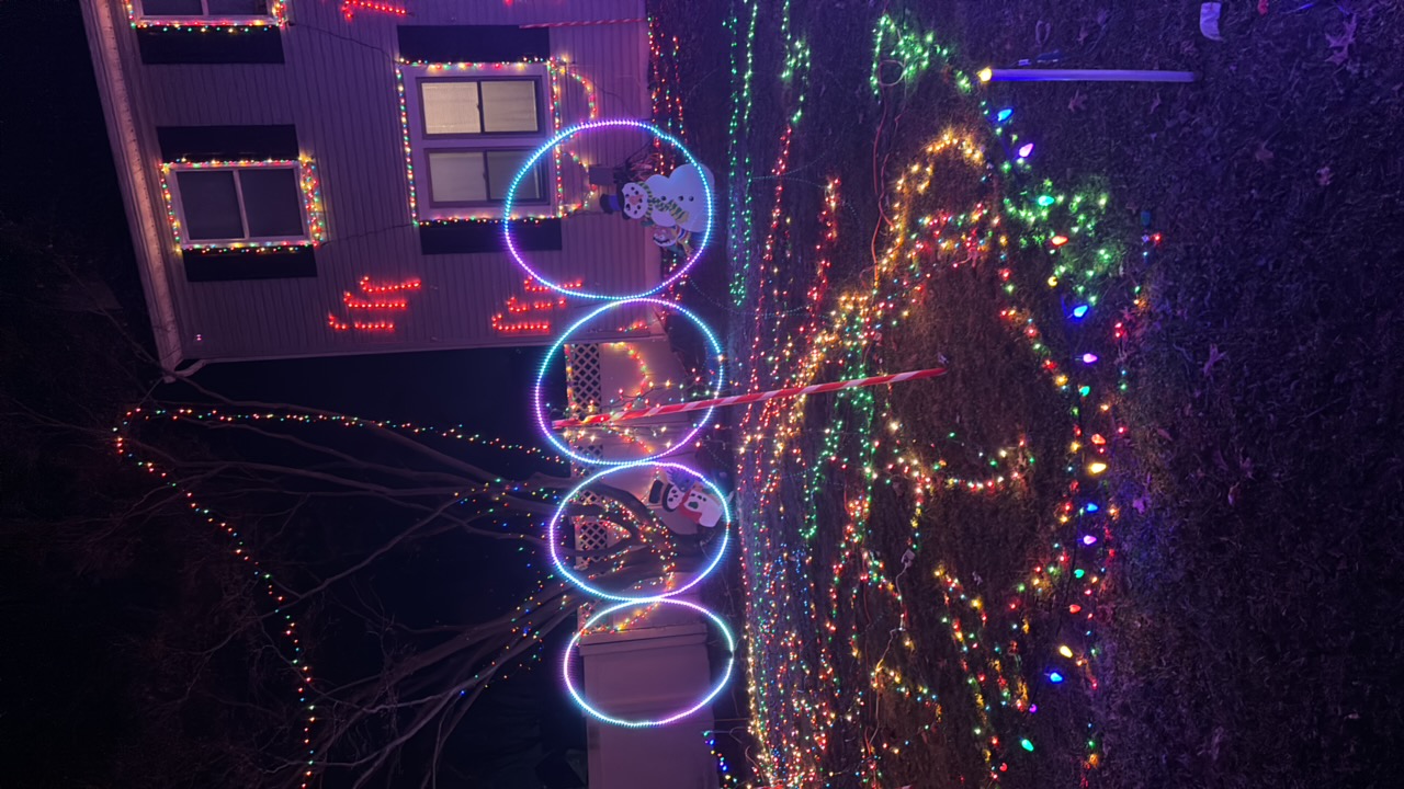 Lights to music 107.5 fm, Christmas lights in Brookhaven, PA (photo 2)