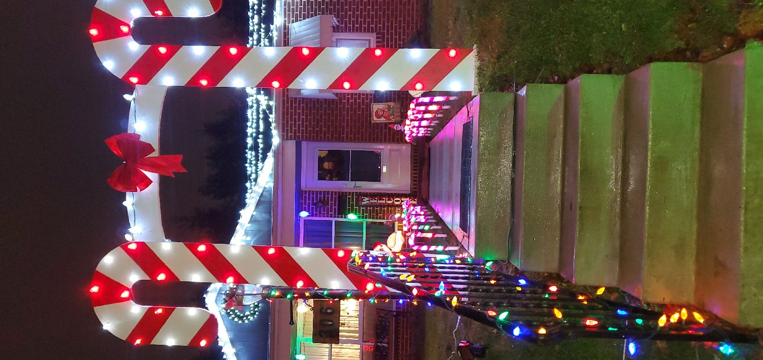 michell Street candy cane lane, Christmas lights in Ridley Park, PA (photo 4)