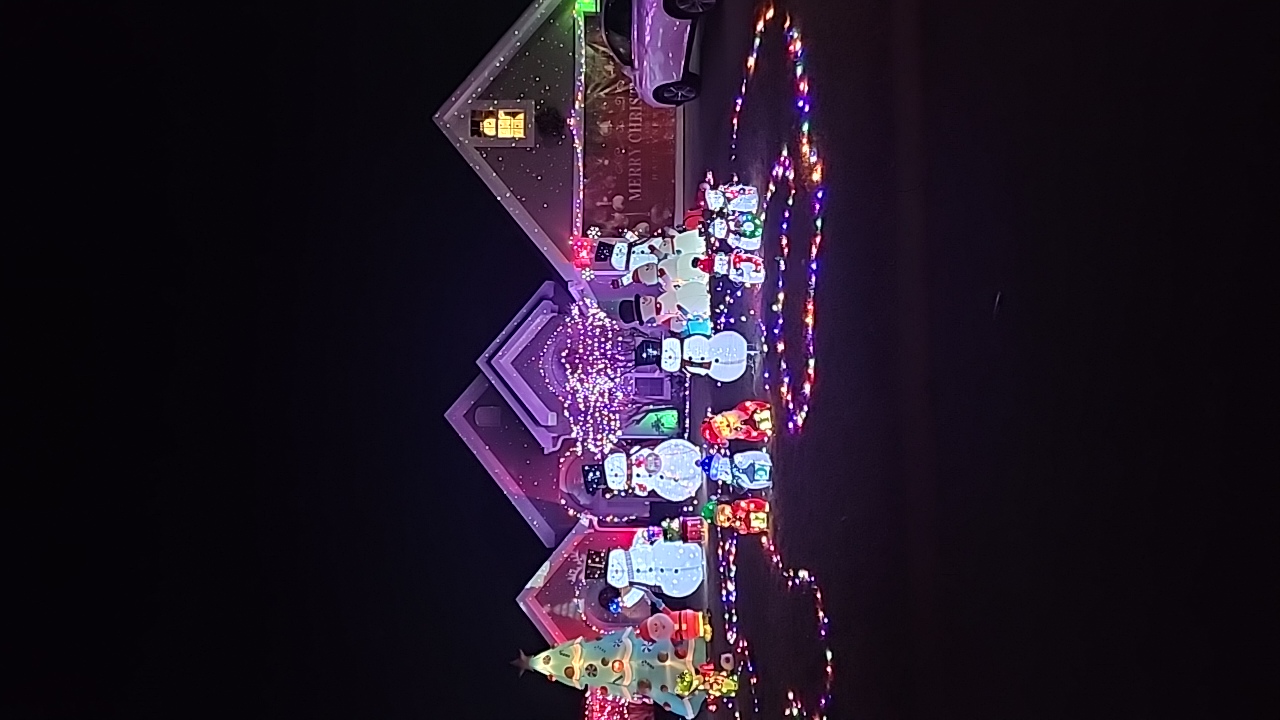 Snowmen land, Christmas lights in Bonaire, GA (photo 2)
