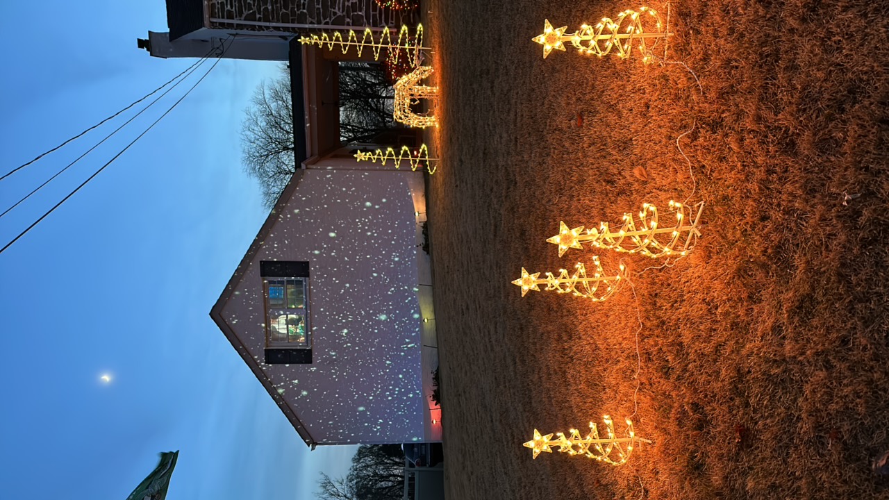 Snow show, Christmas lights in Springfield, PA (photo 3)