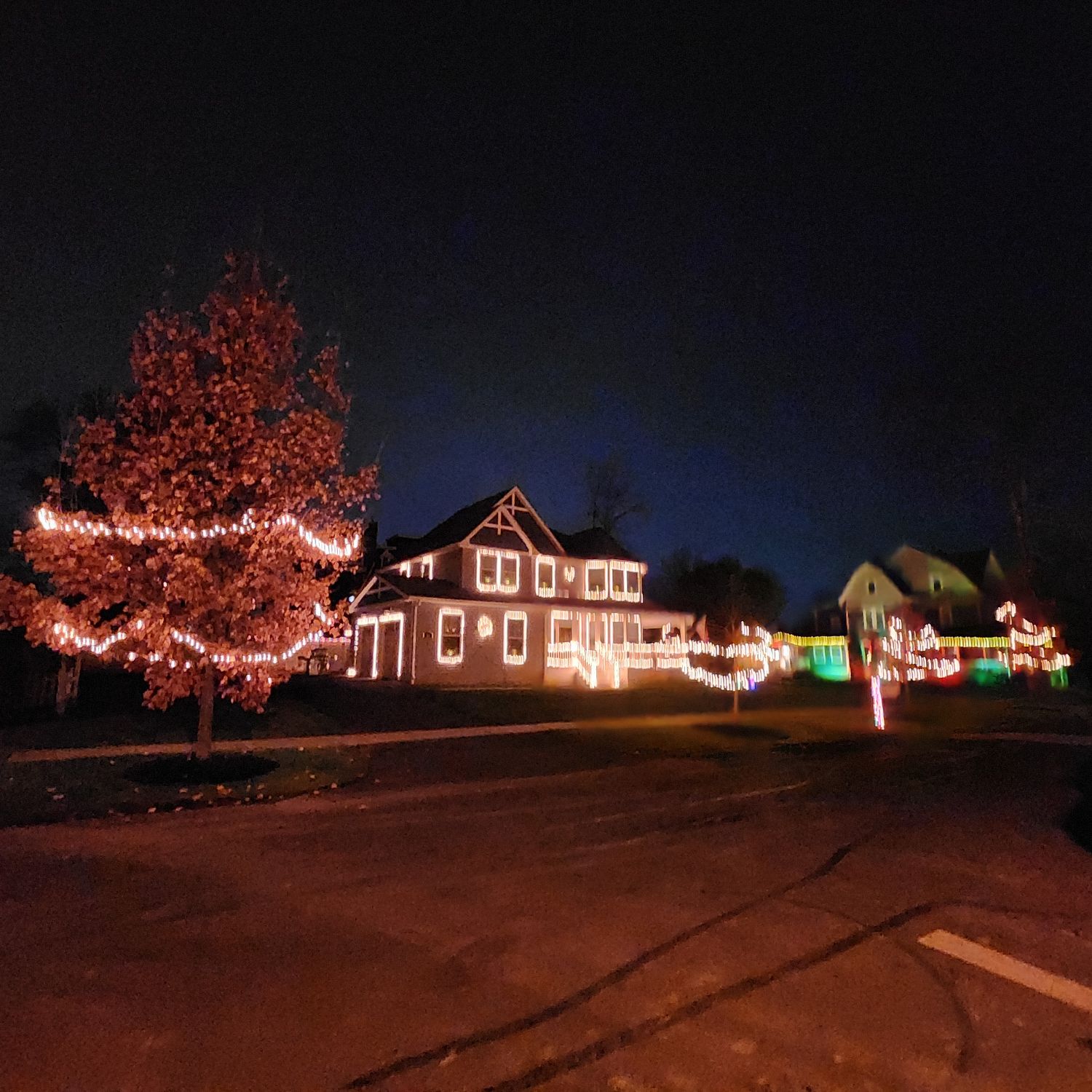 Winter residence, Christmas lights in Ivyland, PA (photo 2)