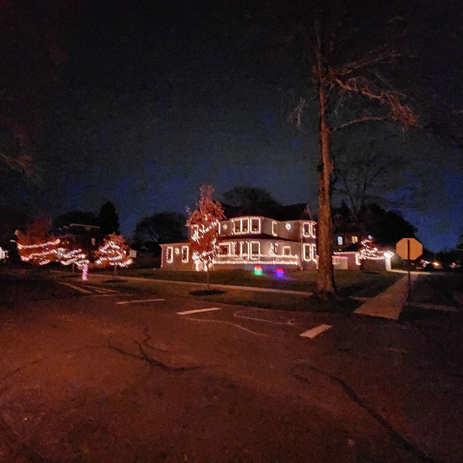 Winter residence, Christmas lights in Ivyland, PA (photo 5)