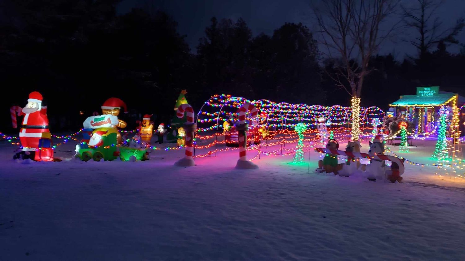 Lights on 64, Christmas lights in Marinette, WI (photo 2)