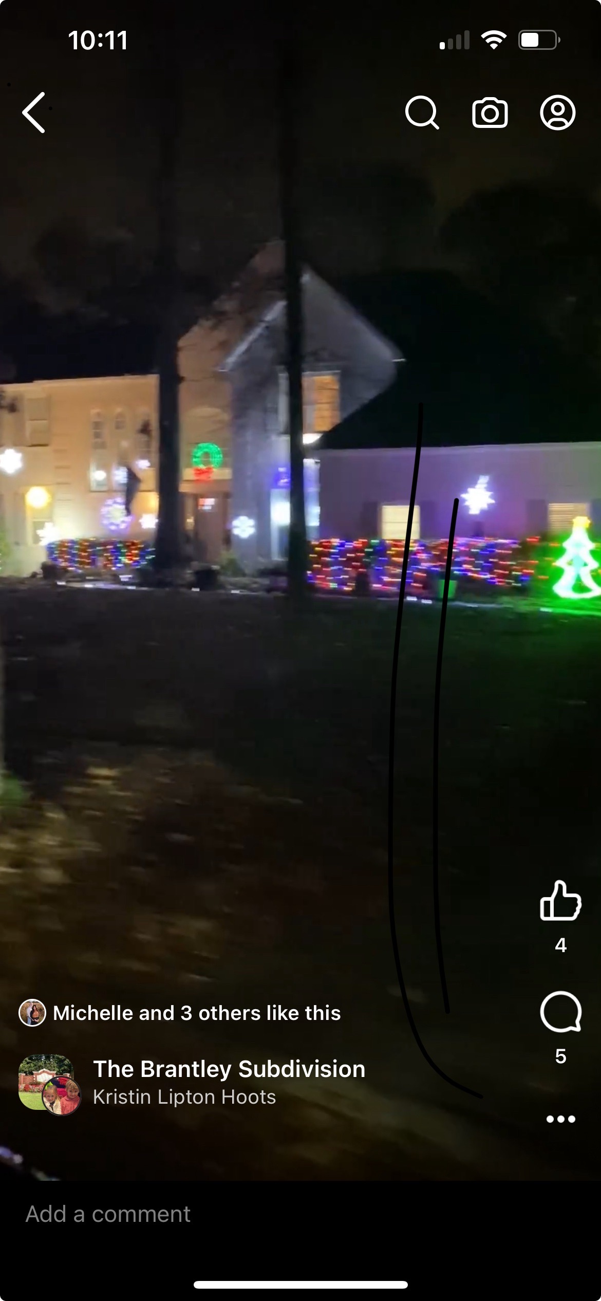 Mclure Home, Christmas lights in Warner Robins, GA (photo 1)