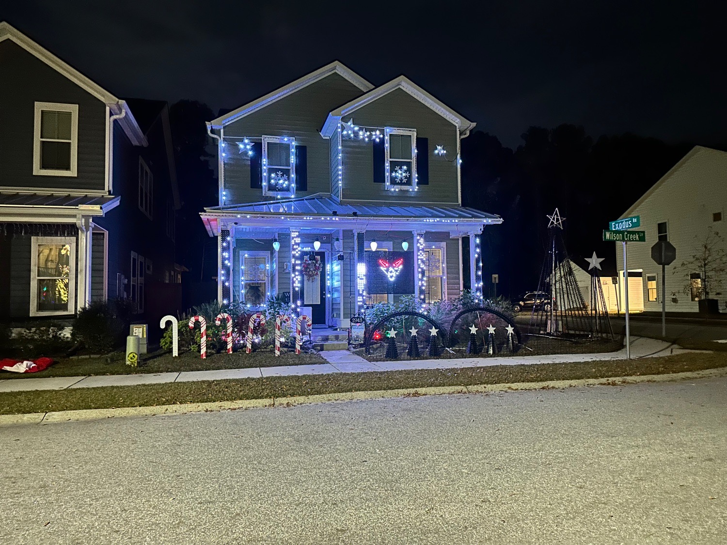 Spangenberg house, Christmas lights in Charleston, SC (photo 1)