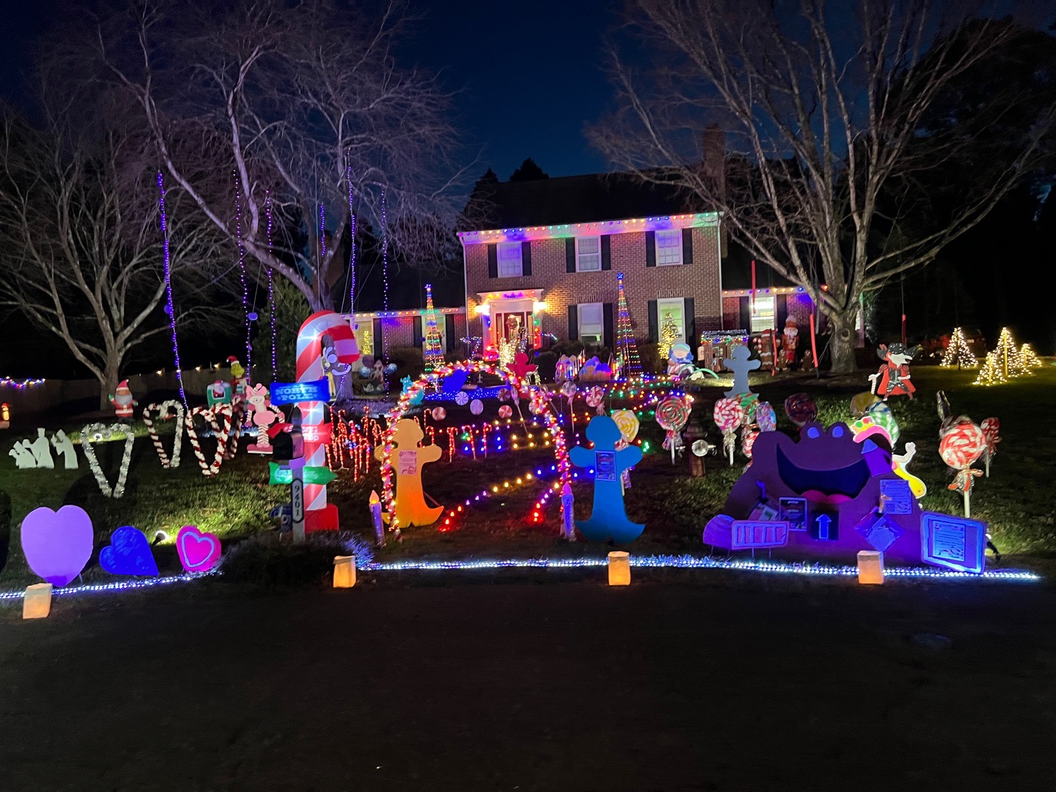 Candyland, Christmas lights in Raleigh, NC (photo 1)