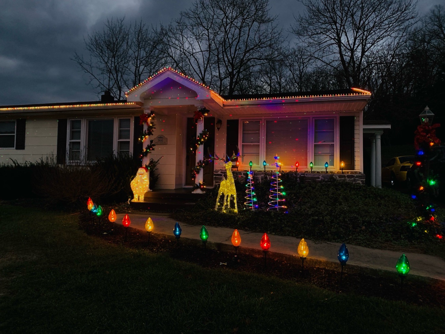 Our little Christmas home, Christmas lights in Berkeley Springs, WV (photo 1)