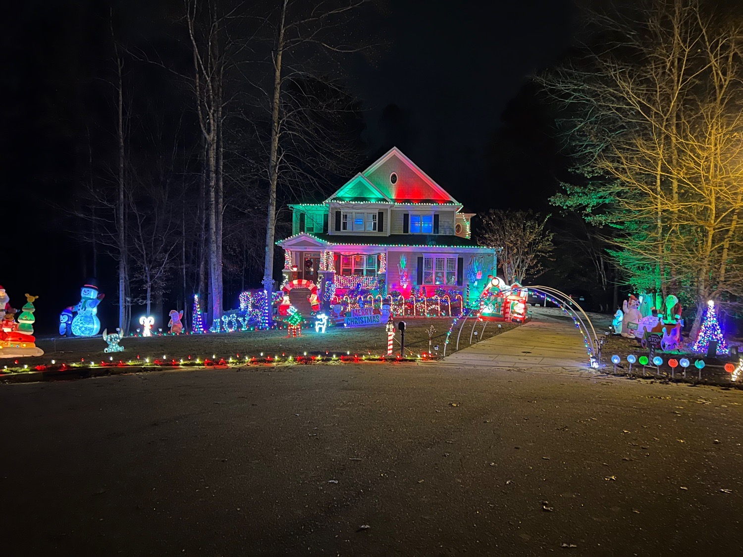 Christmas in Walker Woods, Christmas lights in Clayton, NC (photo 1)