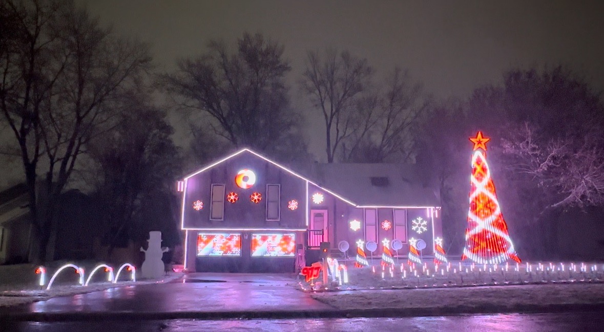 Cedar Street Lights, Christmas lights in Olathe, KS (photo 1)