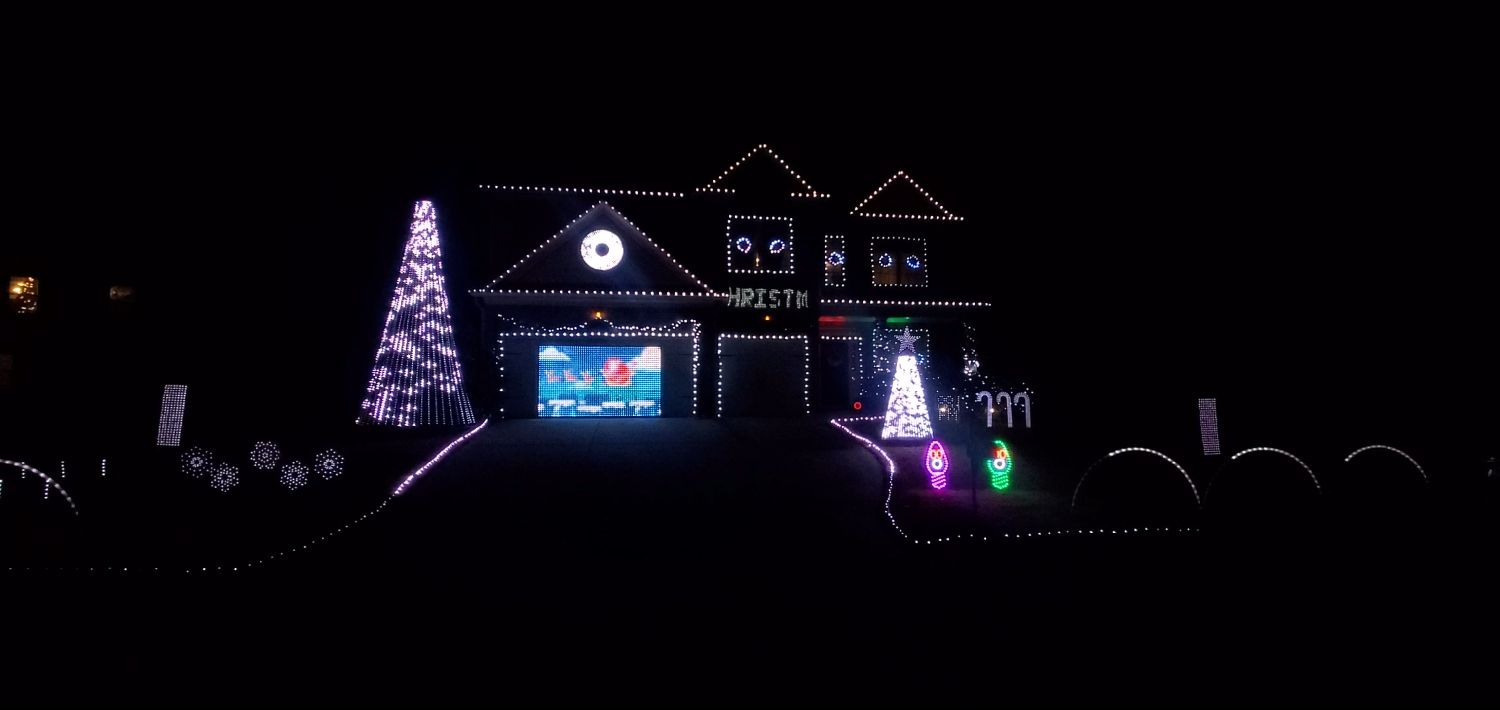 Lights on Plainsman Circle, Christmas lights in Cumming, GA (photo 1)