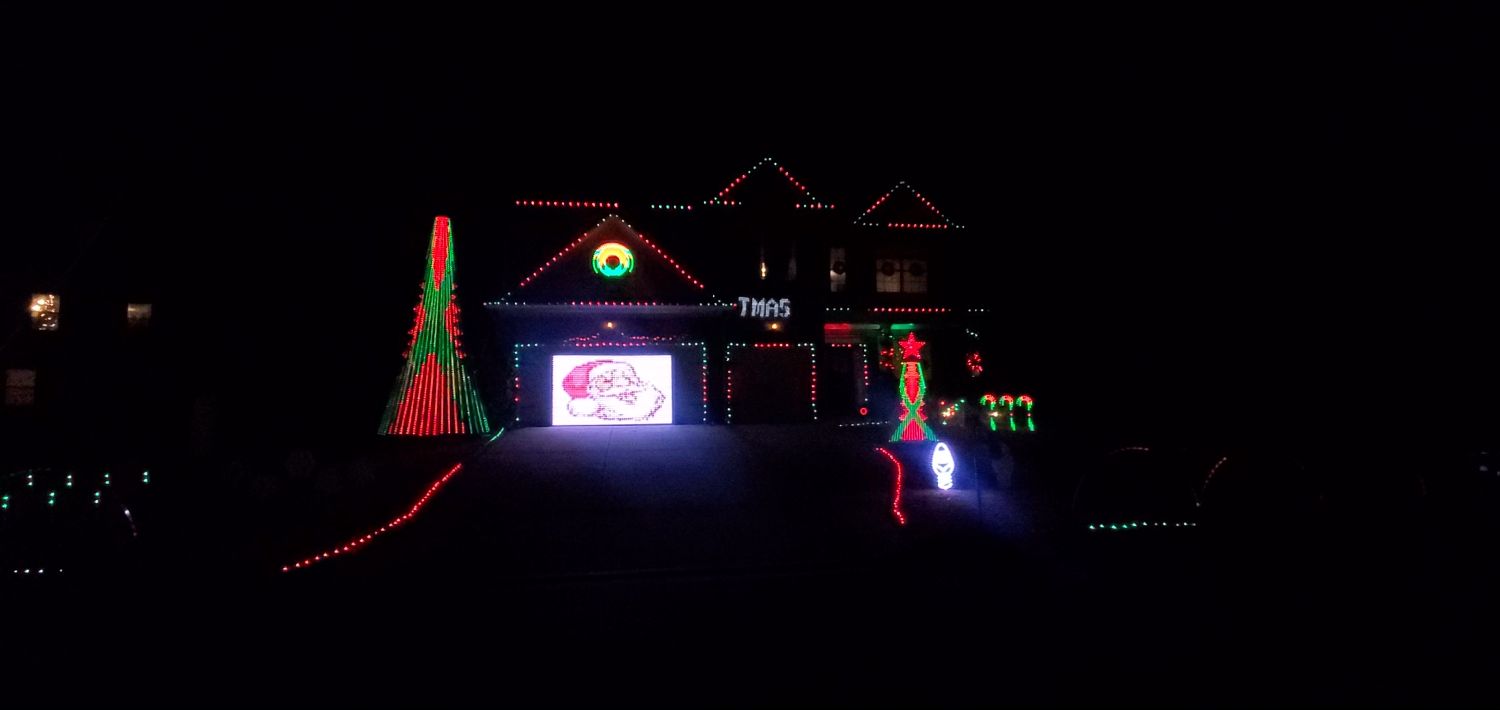 Lights on Plainsman Circle, Christmas lights in Cumming, GA (photo 2)
