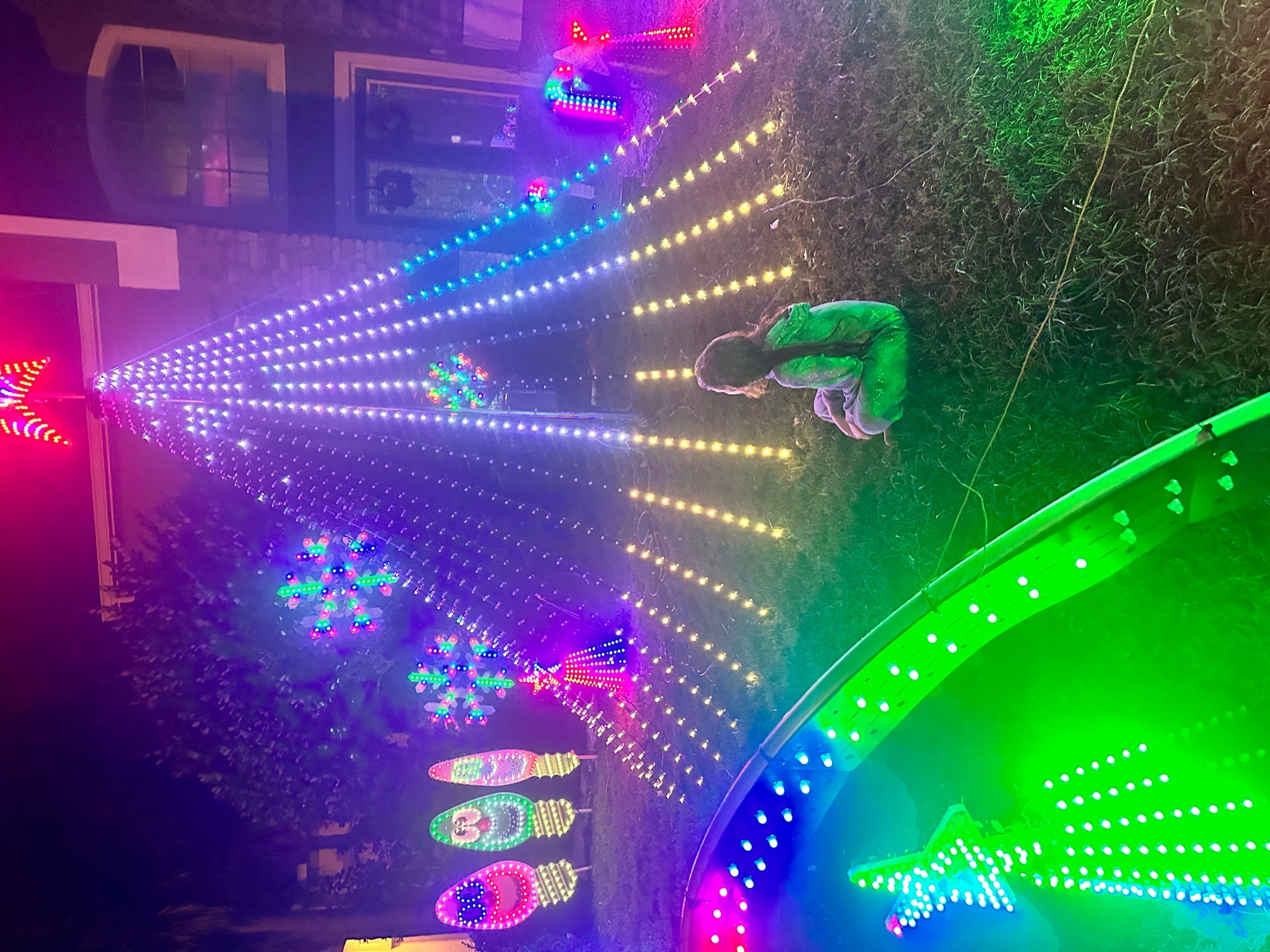 Cummings family light show, Christmas lights in Sorrento, FL (photo 1)