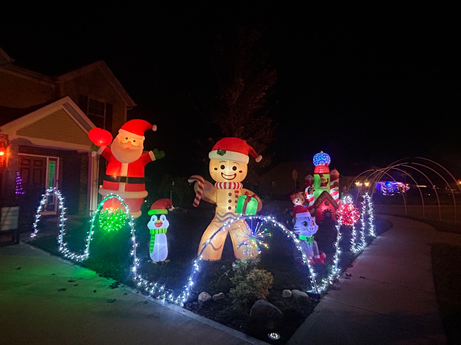 Gngerbread land, Christmas lights in Indianapolis, IN (photo 1)