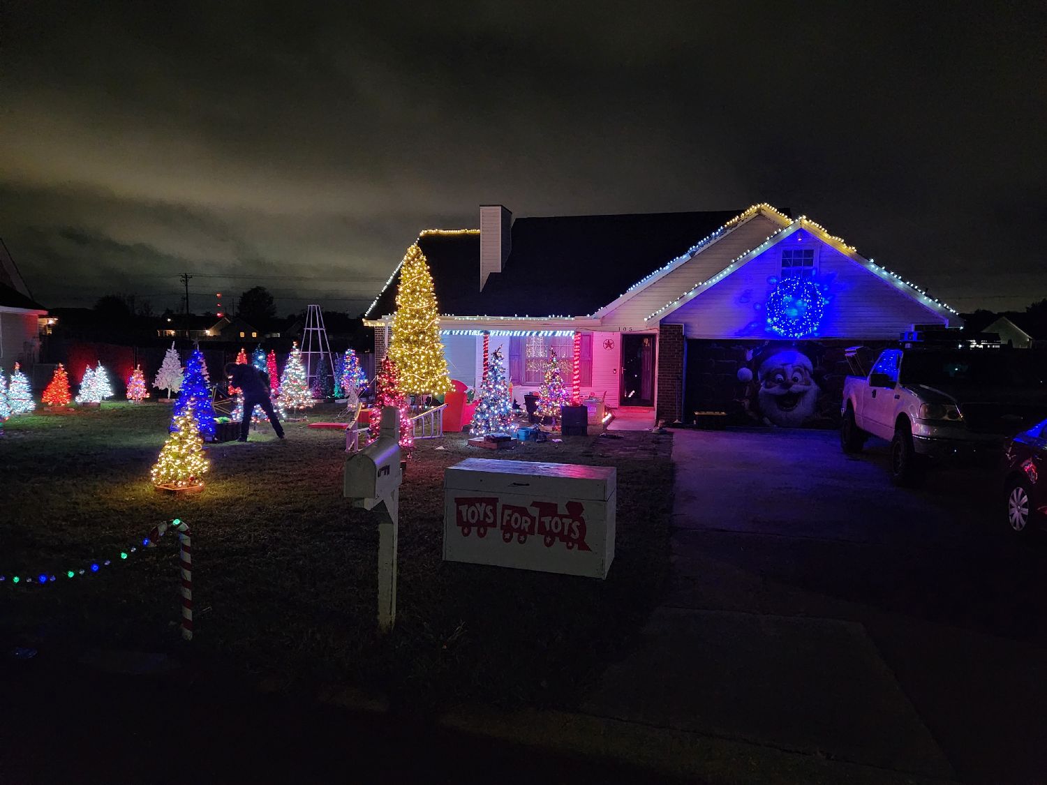 Lights on Sheldon Ridge, Christmas lights in Bonaire, GA (photo 3)