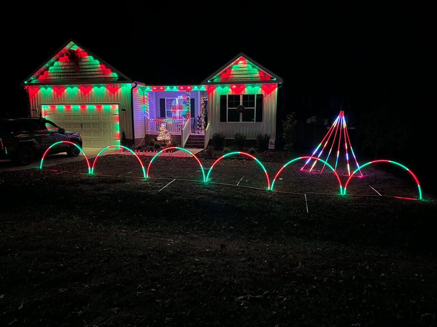 Christmas On Oak Street, Christmas lights in Pine Level, NC (photo 1)