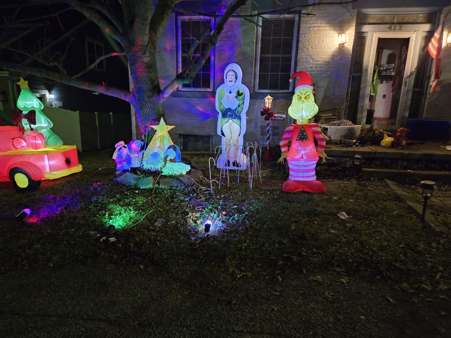 Newburgh Skeletons On Monroe Street, Christmas lights in Newburgh, IN (photo 3)