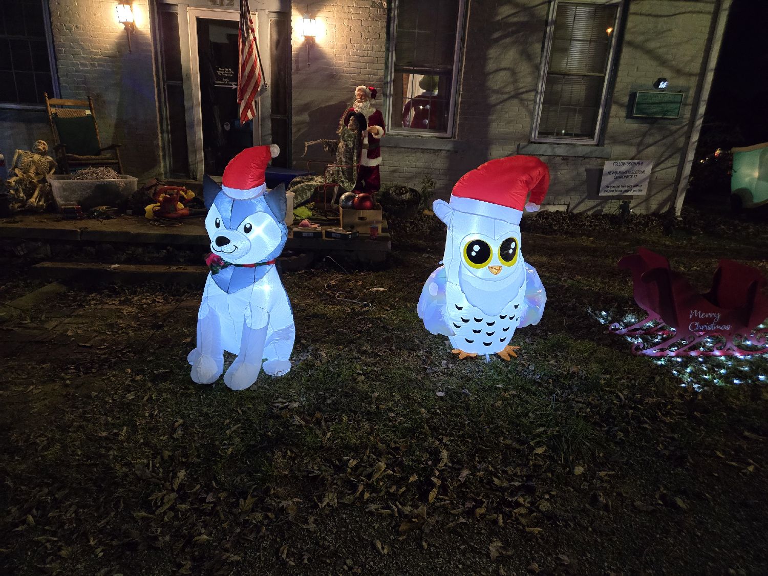 Newburgh Skeletons On Monroe Street, Christmas lights in Newburgh, IN (photo 5)