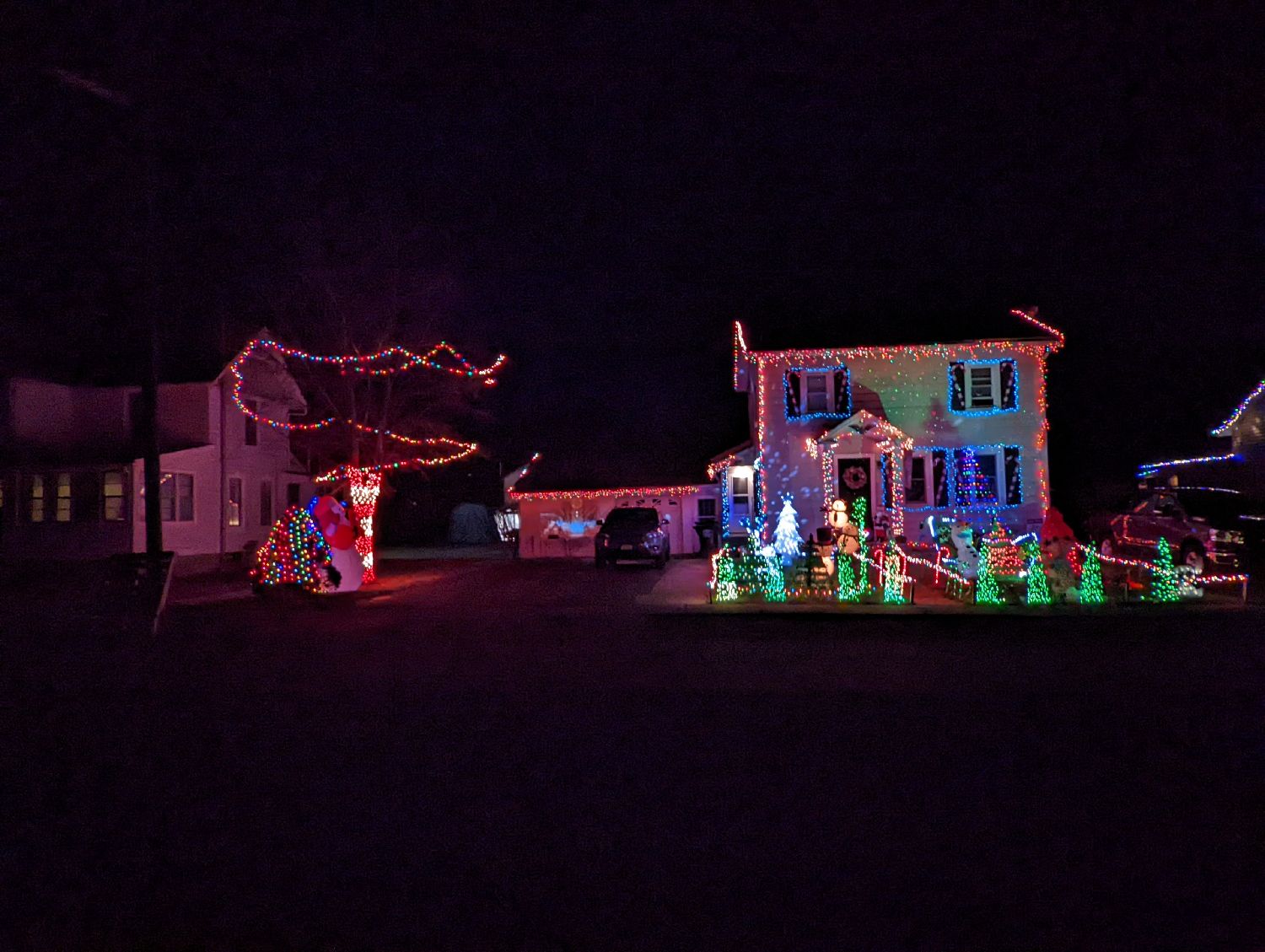 Lights on church street, Christmas lights in Nunda, NY (photo 3)