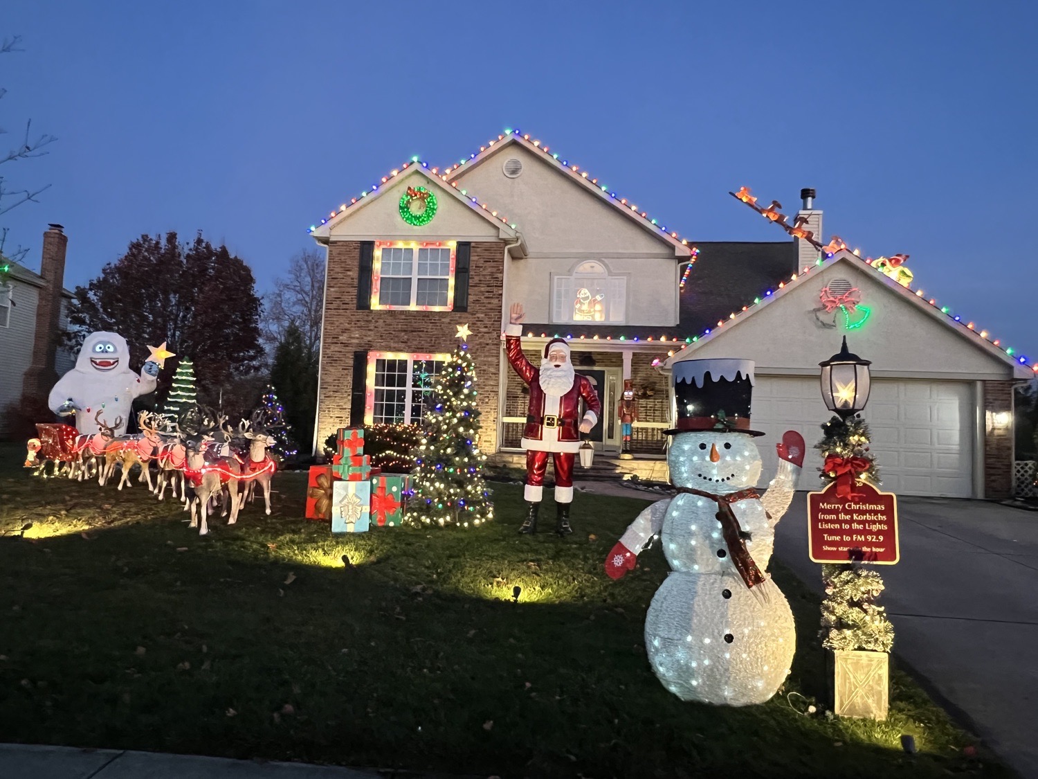 The Korbich Family Musical Light Show, Christmas lights in Hainesport, NJ (photo 2)