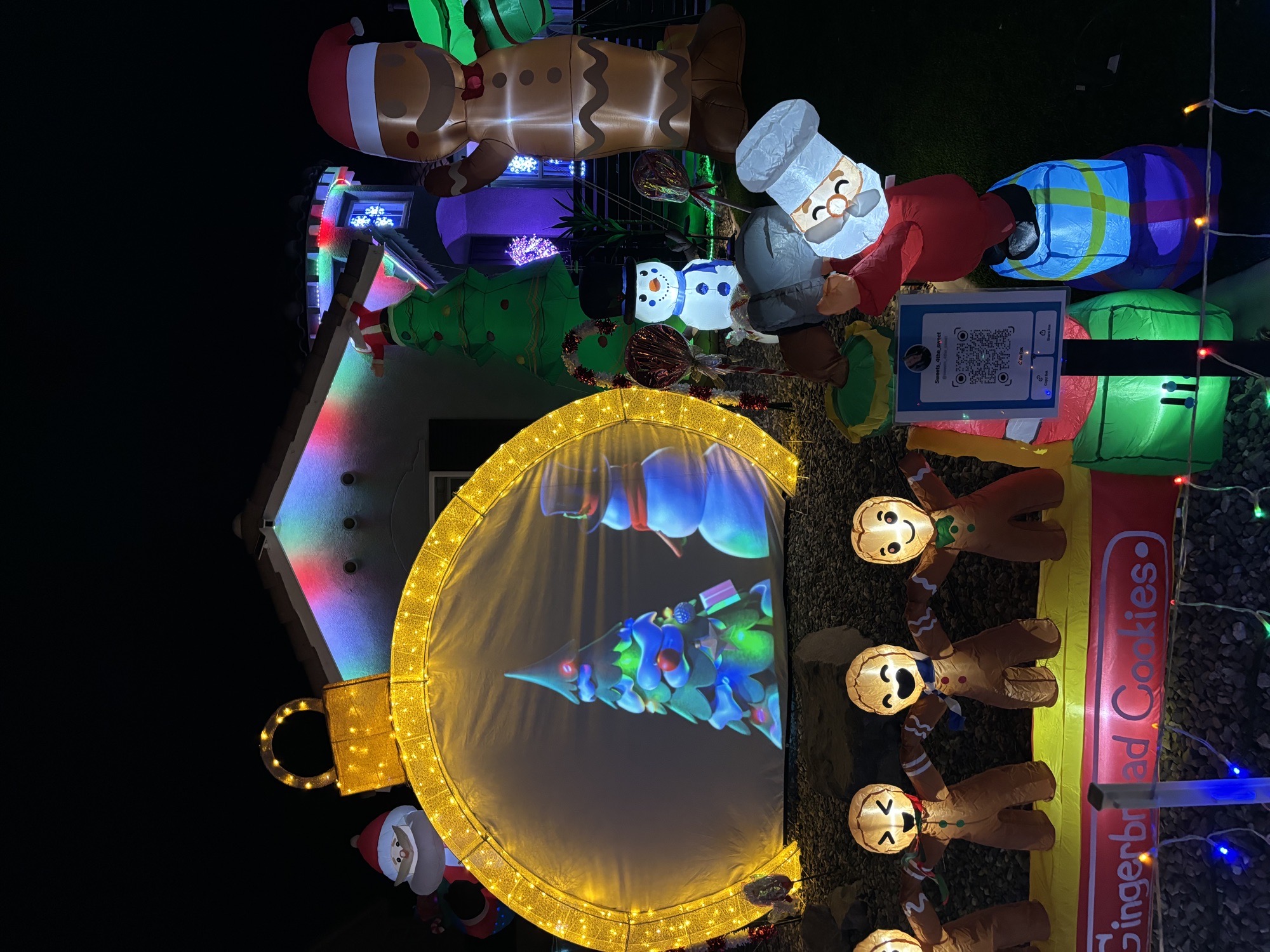 Gingerbread House, Christmas lights in Victorville, CA (photo 5)