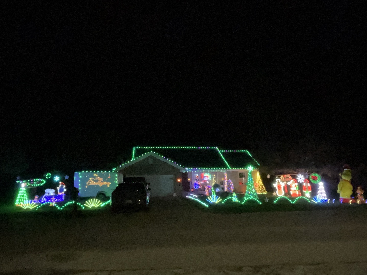 Lights of Mill Springs., Christmas lights in Coatesville, IN (photo 1)